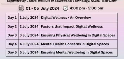 Online Training on “Digital Wellness” Image