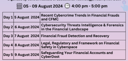 Online Training on Financial Safety in Cyberspace Image