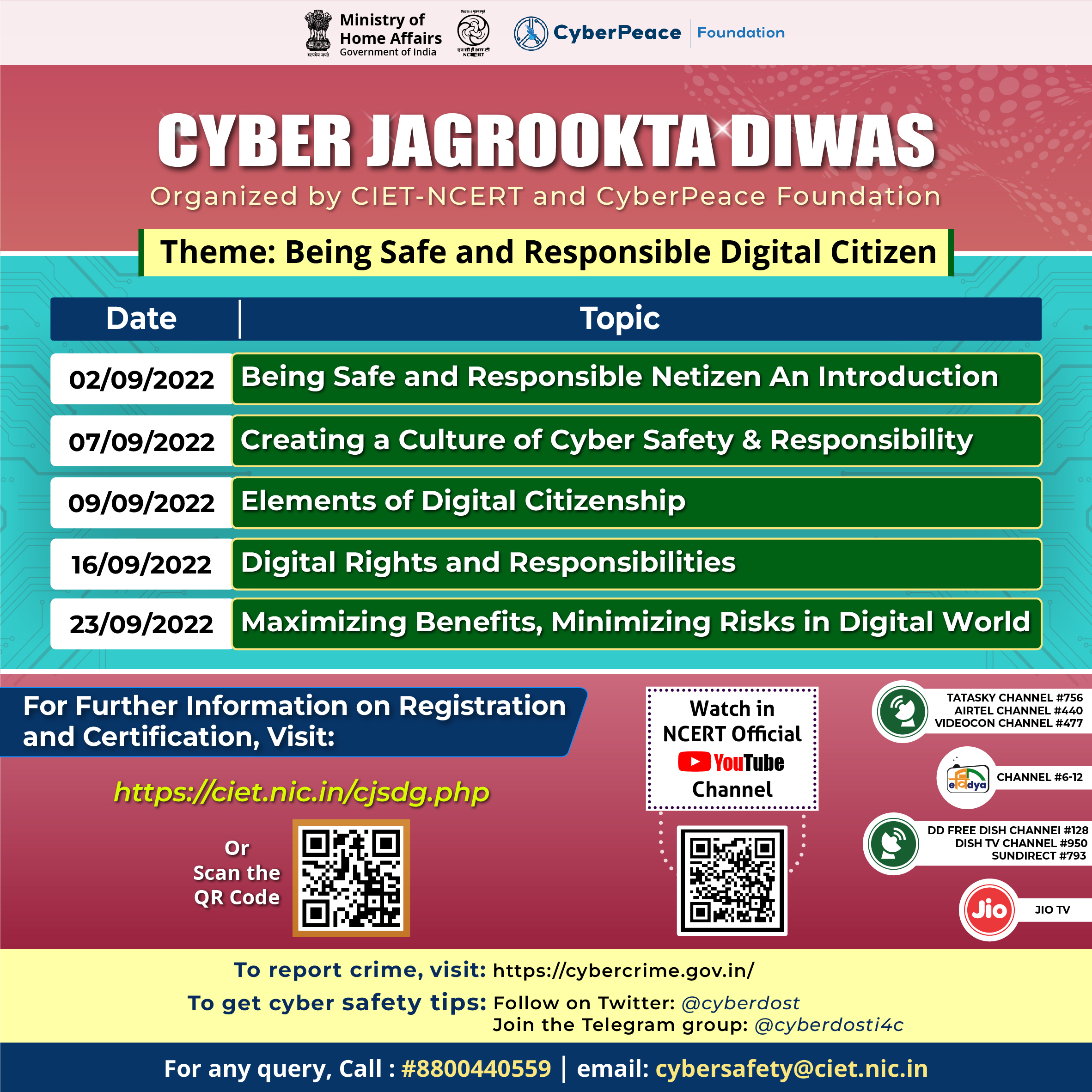 Cyber Jaagrookta Diwas : Being Safe and Responsible Digital Citizen Image