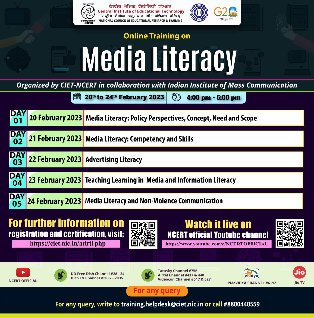 Online Training on Media Literacy Image