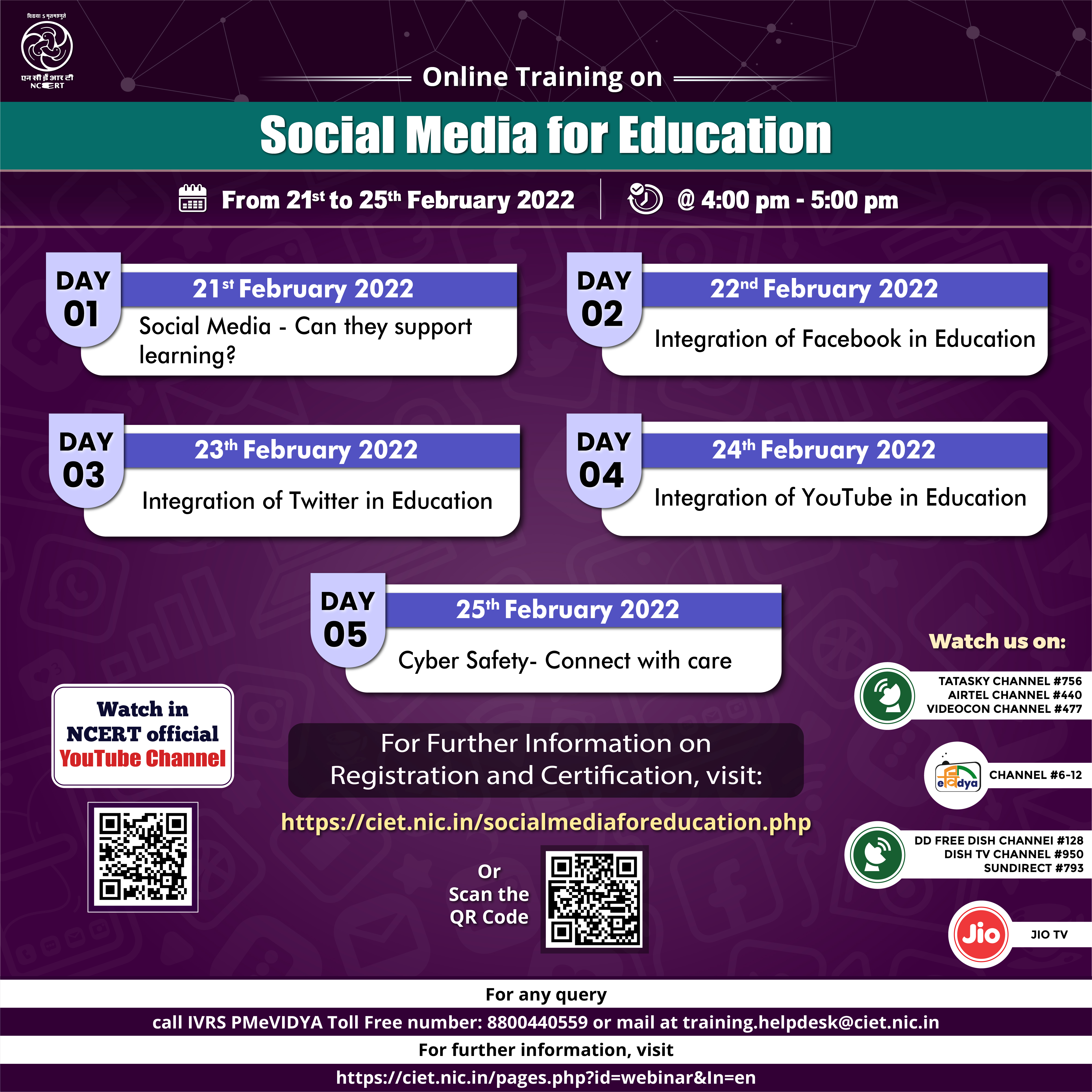 Online Training on “Social Media for Education” Image
