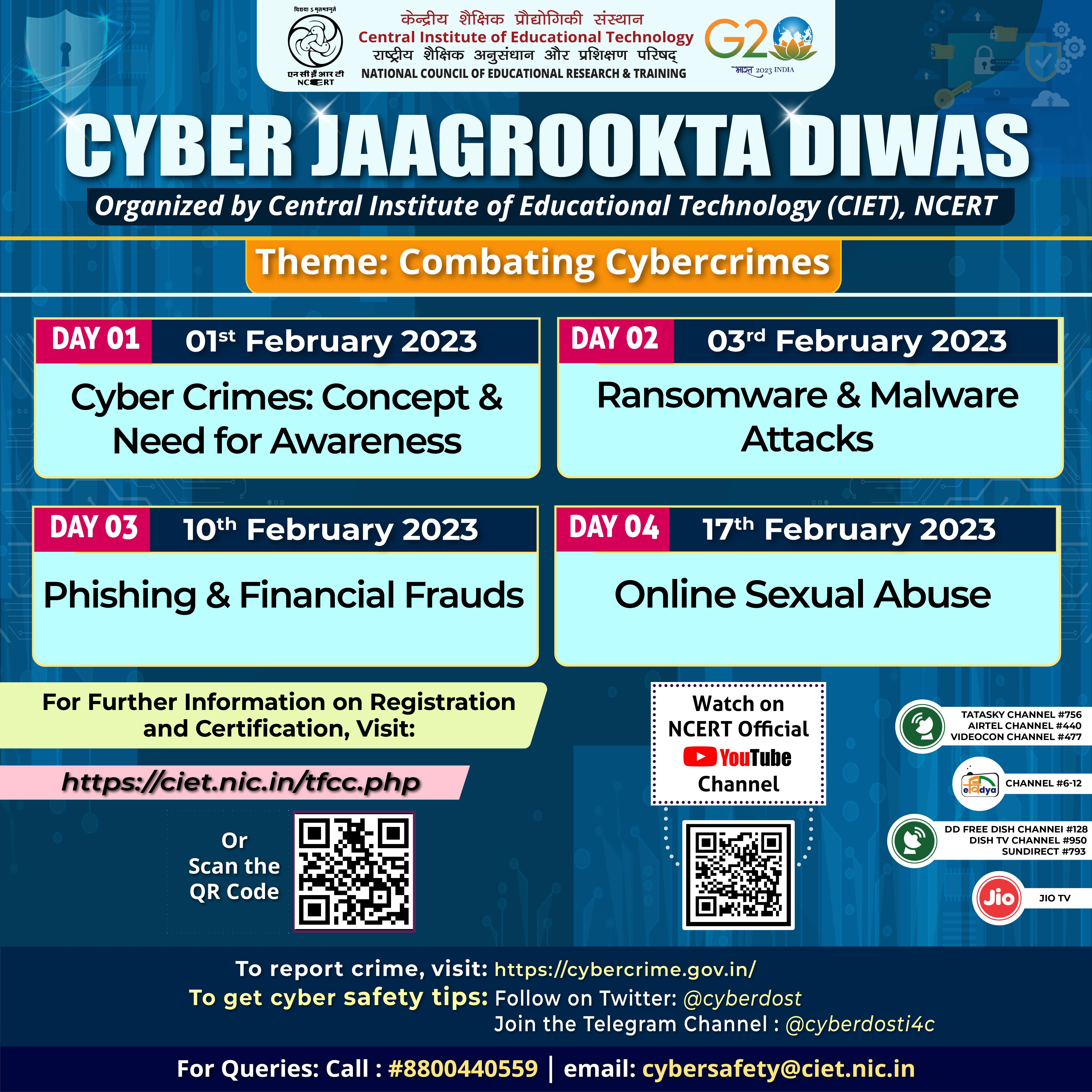 Cyber Jaagrookta Diwas : Combating Cybercrimes Image