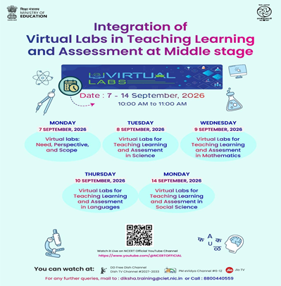 Integration of Virtual Labs in Teaching-Learning and Assessment - Programme Banner